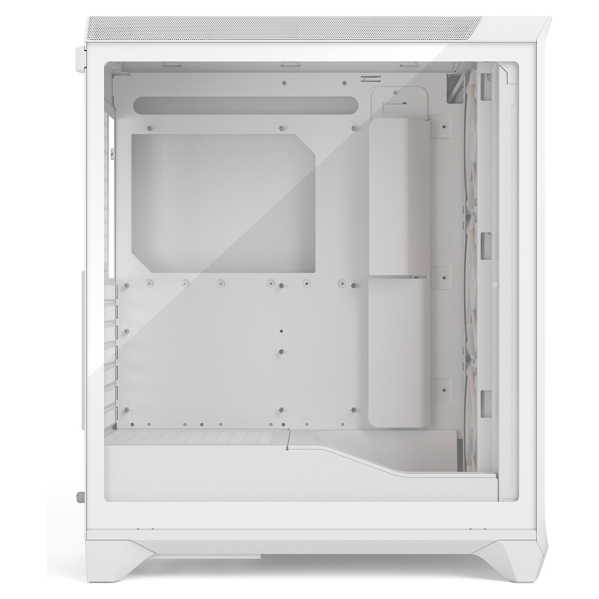Kasë Midi Fractal Design Meshify 3 RGB TG Light Tint – Bardhë - 8