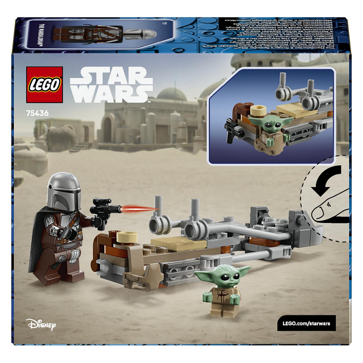 LEGO Star Wars The Mandalorian & Grogu's Speeder Bike 75436 - 8