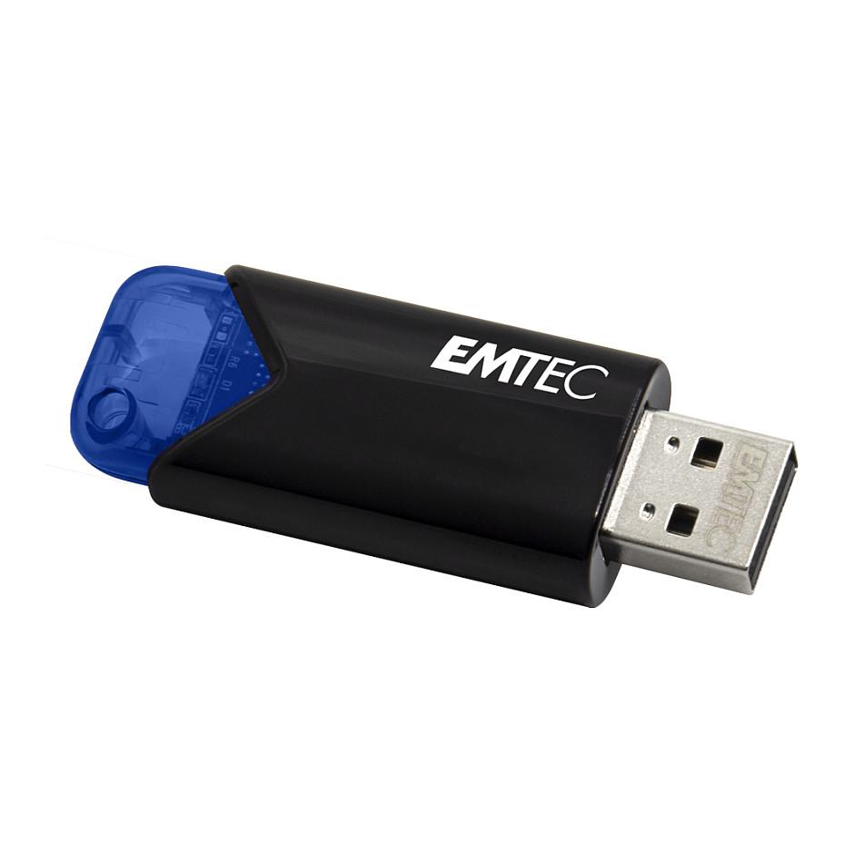 USB Flash Drive EMTEC B110 Click Easy 3.2, 32GB, USB Type-A, USB 3.2, 20MB/s, 10MB/s - Blu/Zezë - 2