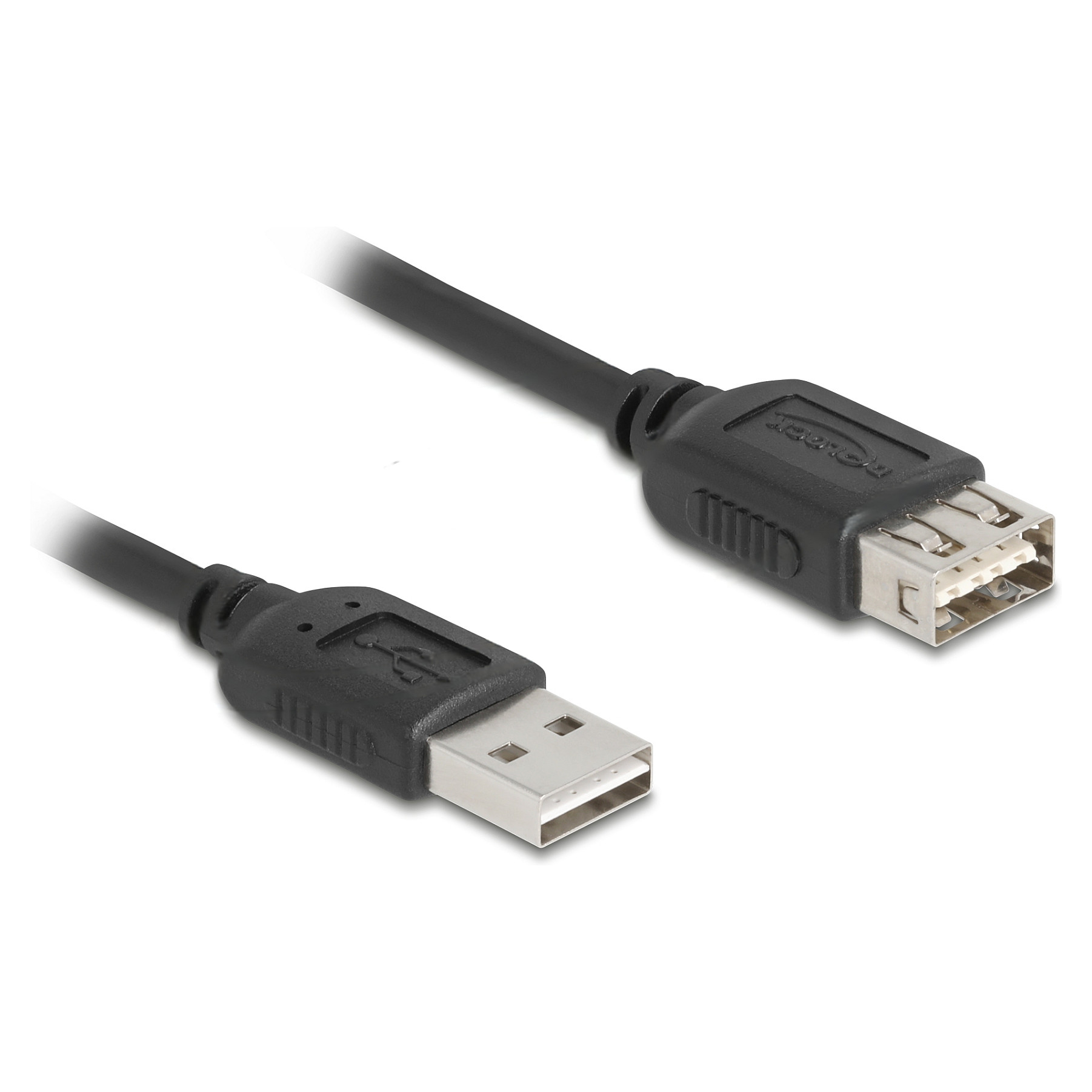 Kabllo USB DeLOCK USB 2.0 EASY USB Type-A (Plug) në Type-A (Socket) / 0.2 m - 1