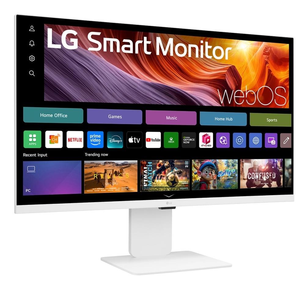 Monitor LG Smart 32U850SA-W / 31.5" / 4K UHD IPS / 60Hz / USB-C 90W / 2x HDMI 2.0 / Webcam FHD – Bardhë - 3