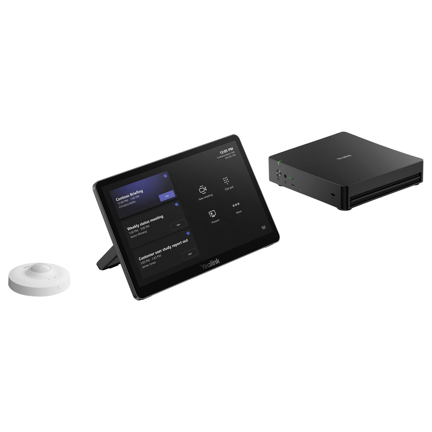 Sisteme për Konferencë Yealink MCoreKit-C4U-MS / Intel Core i5 / 8GB / 128GB SSD / MTouch E2 8" - Zezë