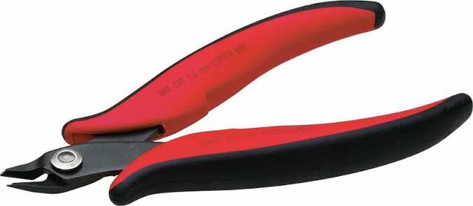 Pincë Prerëse Diagonale CIMCO 101040, 132mm, për Tela deri në 1.3mm, Kënd Prerjeje 21° - Kuqe/Zezë