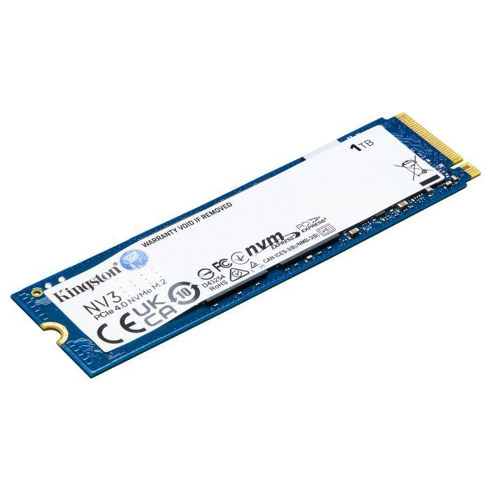 SSD e Brendshme Kingston NV3 / 1TB / M.2 2280 PCIe 4.0 / 6000MB/s Read