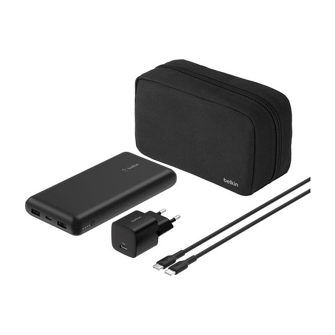 Powerbank Belkin BoostCharge BPB012 / 20000mAh / 2x Type-A (12 W) / Type-C (15 W) – Zezë