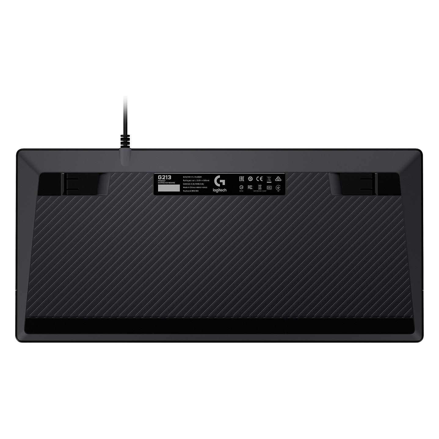 Tastierë Gaming me Kabllo Logitech G213 Prodigy, Membrane Mech-Dome, Full Size, RGB, Anti-Ghosting, USB - Zezë - 8