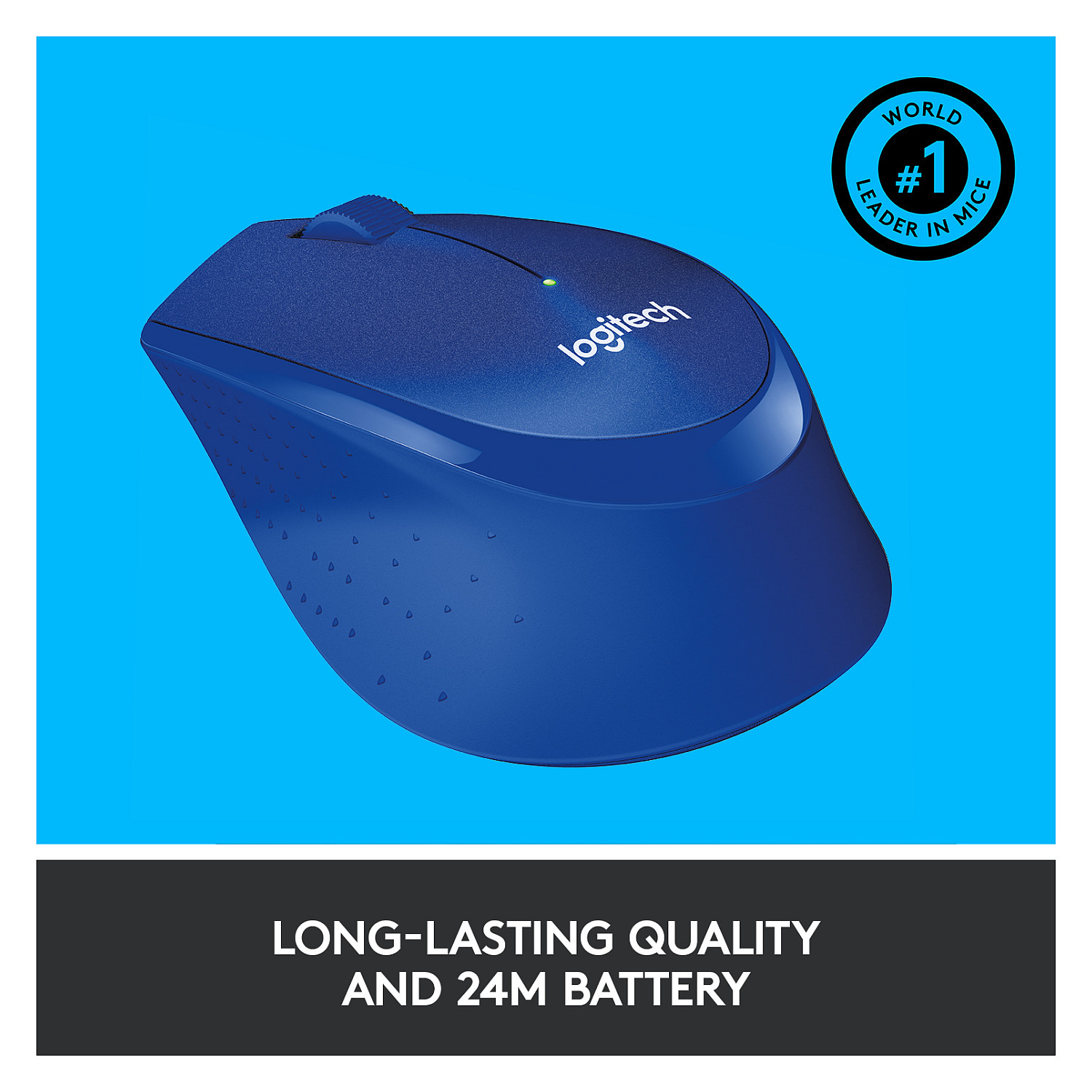 Maus Logitech M330 SILENT PLUS, i kaltër - 7