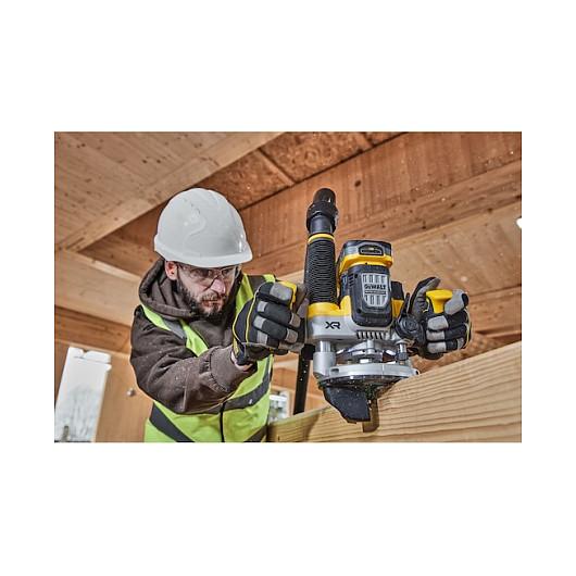Frezë me Bateri DeWALT DCW620NT-XJ, 18V, Brushless, 11000–23000rpm, 70mm, 63mm - Zezë/Verdhë - 12