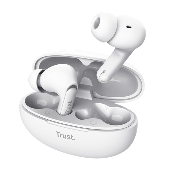 Kufje pa kabllo Trust Yavi / True Wireless / Bluetooth - Bardhë