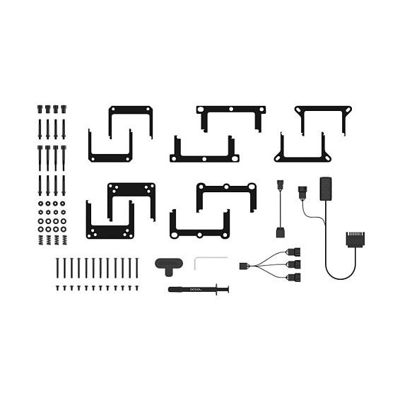 Ftohës për Procesor Alphacool Eisbaer Pro HPE Aurora 360 / 360mm / 3x120mm / DC-LT2 / Digital aRGB - Zezë - 8