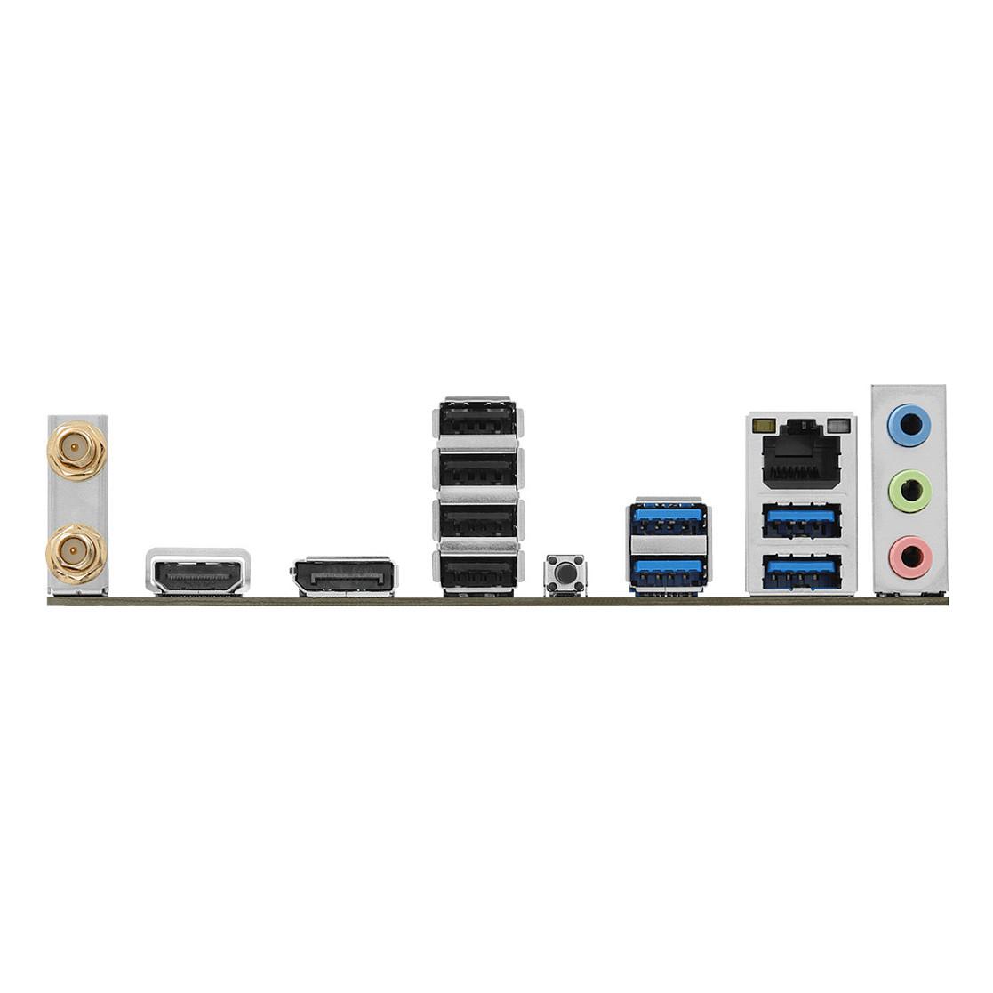 Motherboard ASRock A620AM-P WiFi, AMD AM5, A620A, DDR5, Micro-ATX, PCIe 4.0, Wi-Fi 5, Bluetooth 5.0, Gigabit LAN - 5