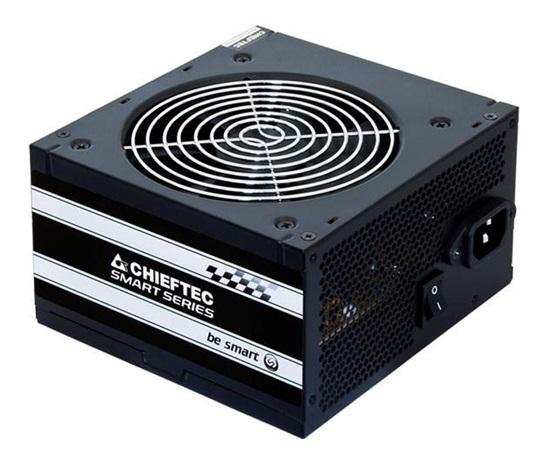 Furnizues Energjie Chieftec SMART GPS-500A8, 500W, 80 PLUS, ATX 2.3, Non-Modular, 1x PCIe 6+2 pin – Zezë