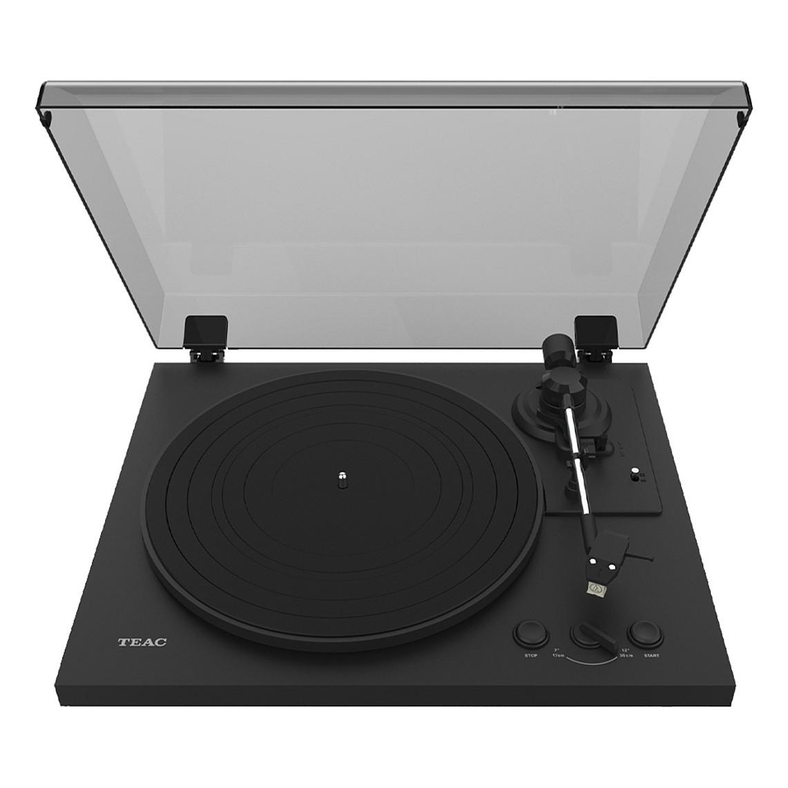 Gramafon TEAC TN-175-B, me rrip, plotësisht automatik - Zezë - 2