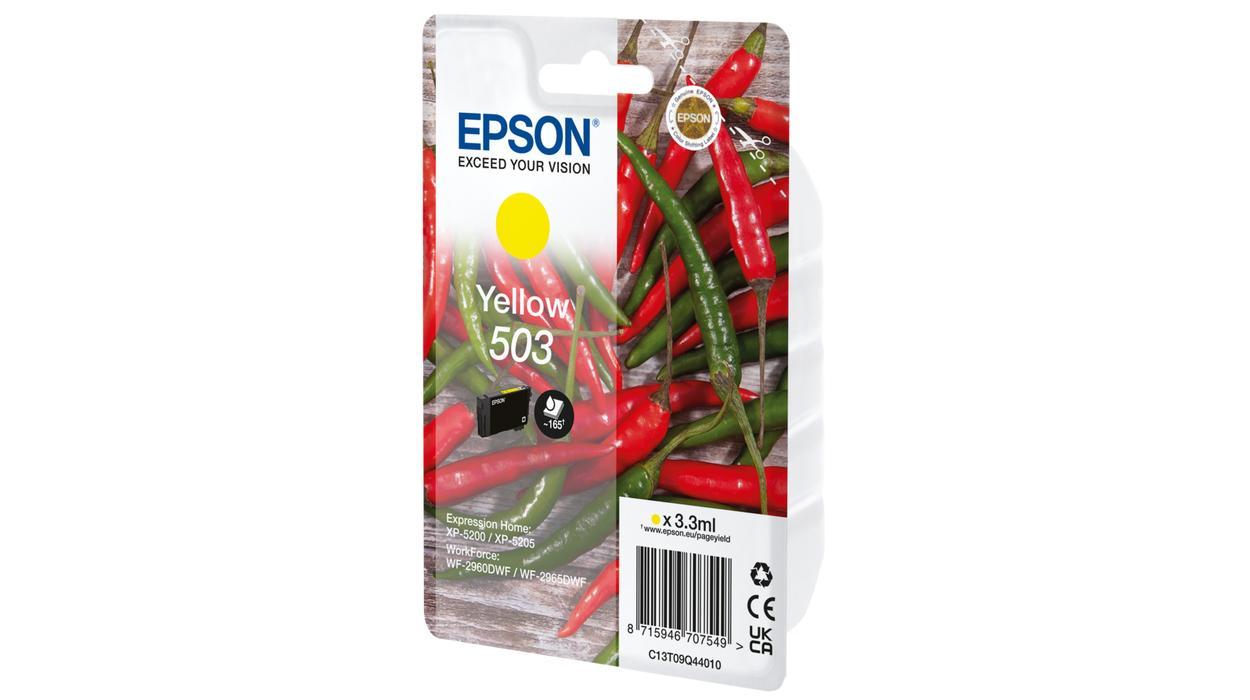 INK Epson 503 / C13T09Q44010 / 3.3ml / 165 faqe – Verdhë - 2