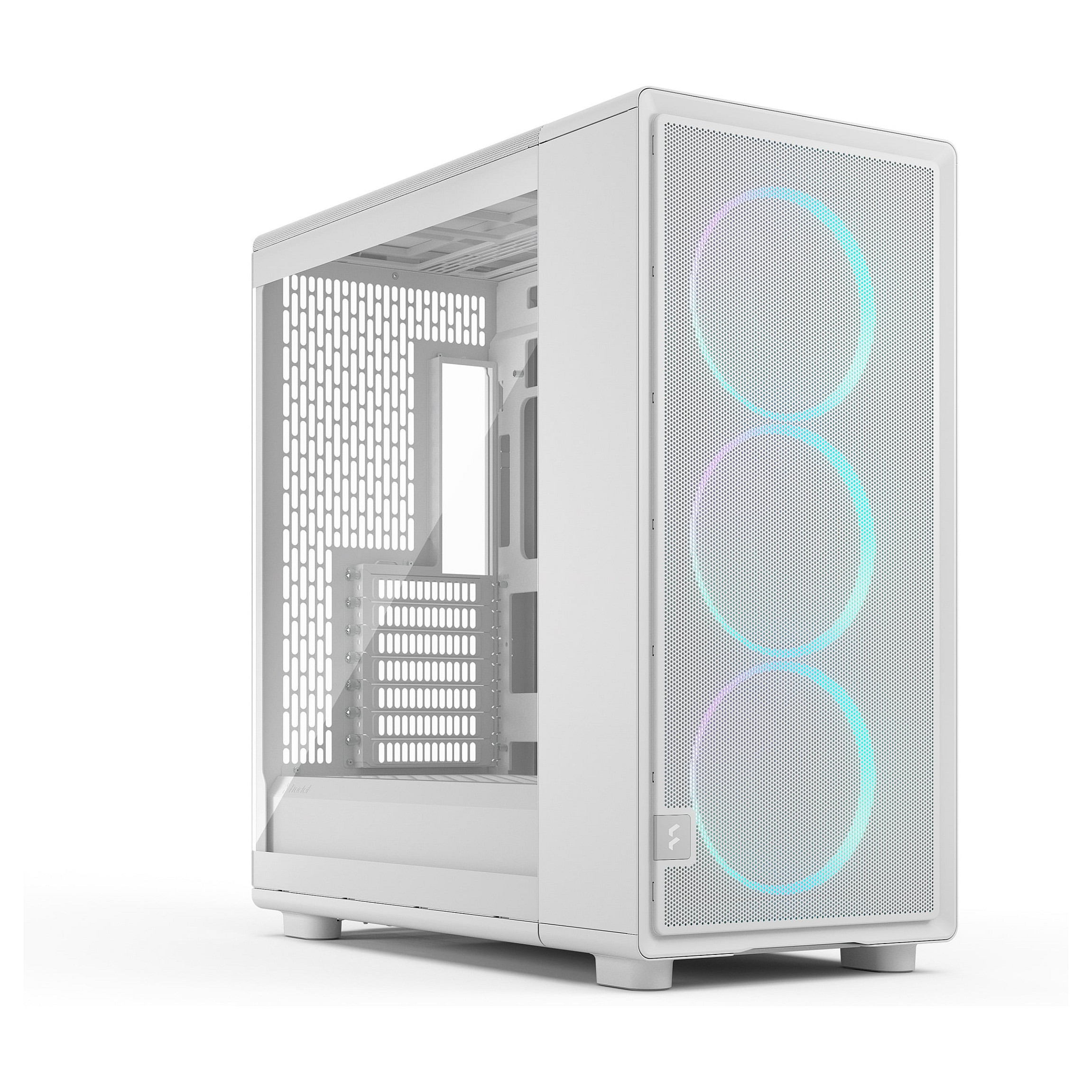 Kasë PC Fractal Design Epoch XL / Mid Tower / E-ATX + ATX / 3x 140mm Fan / Tempered Glass - Bardhë