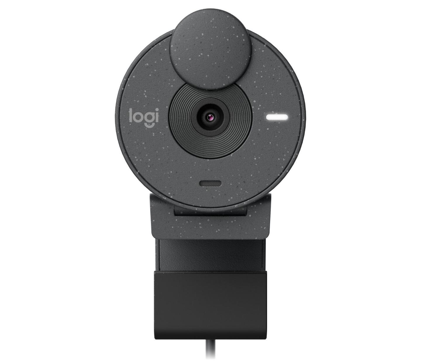 Webcam Logitech Brio 300 / 960-001436 / Full HD 1080p / USB-C / 2MP / 70° – Grafit