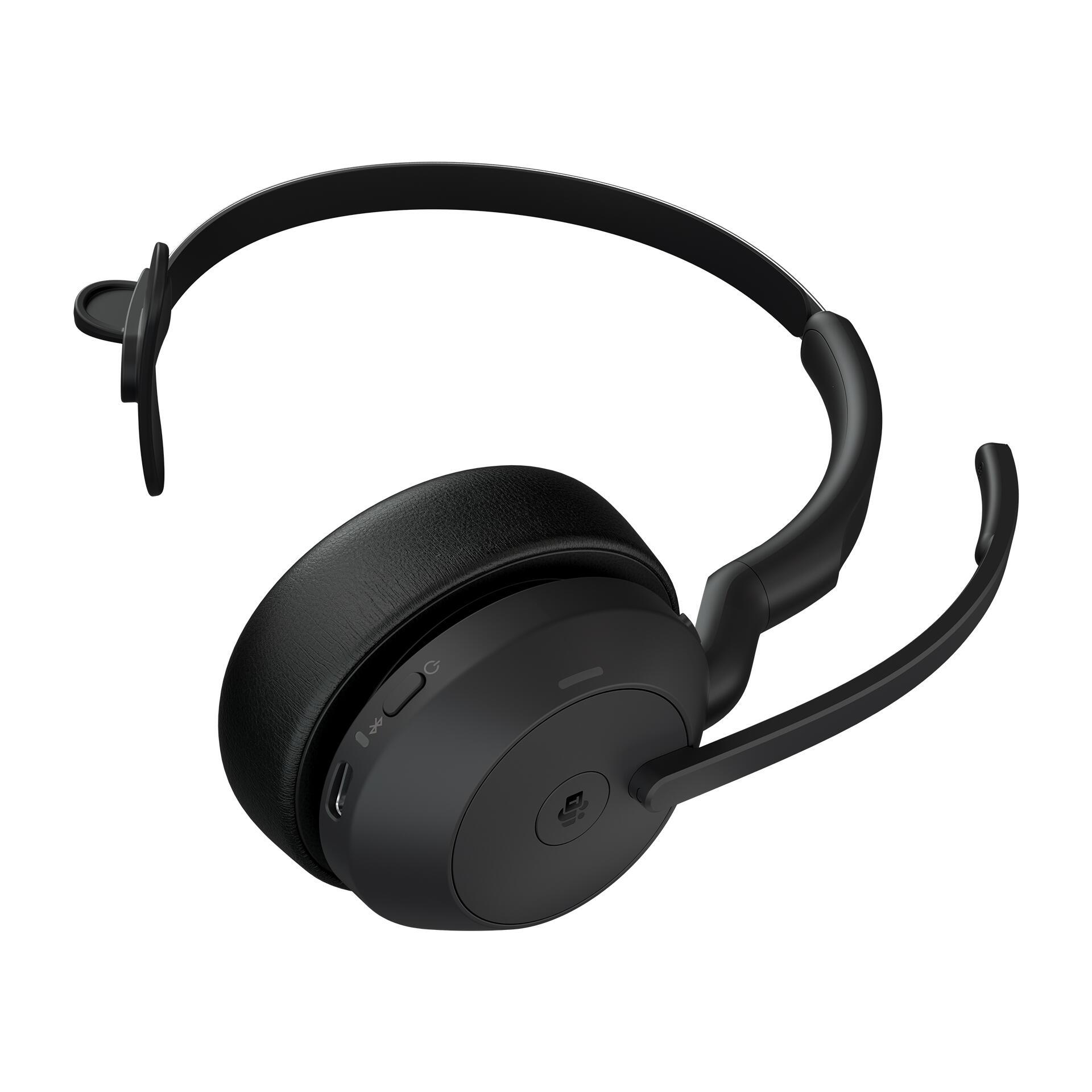 Kufje pa kabllo Jabra Evolve2 55 / Bluetooth 5.2 / USB-A Link380a Adapter / MEMS Microphone / ANC - Zezë - 4