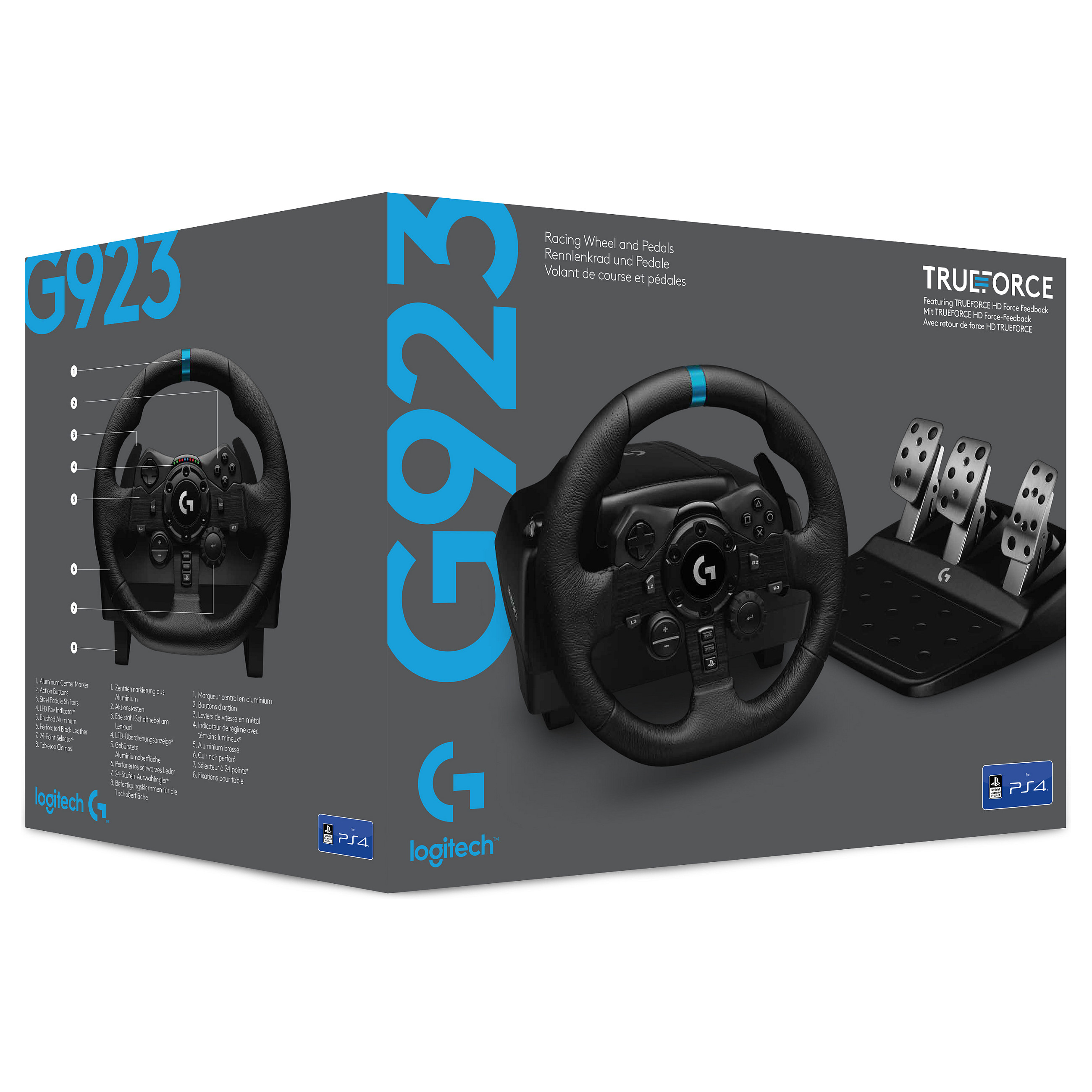 Kontroller ,Timon & Pedale Logitech G923 SE Racing Wheel and Shifter Combo PS5 PS4 PC - Zezë - 4