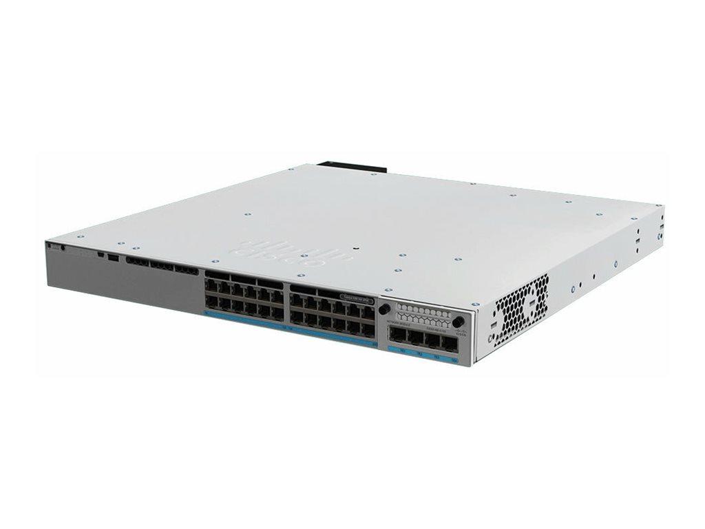 Switch Cisco Catalyst C9300-24H-A, 24x Gigabit Ethernet RJ45 UPOE+, PoE 830W, StackWise-480, Network Advantage, Rack 1U - Hiri