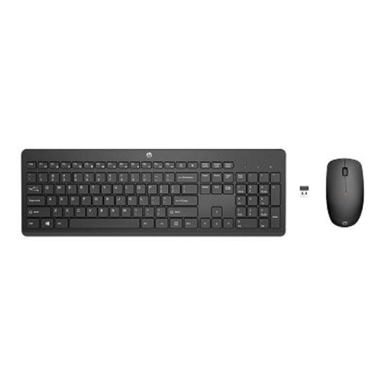 Combo (Tastierë & Maus) HP 230, Wireless, 2.4 GHz, Full Size, Plunger, 1600 DPI, AES 128-bit - Zezë - 3