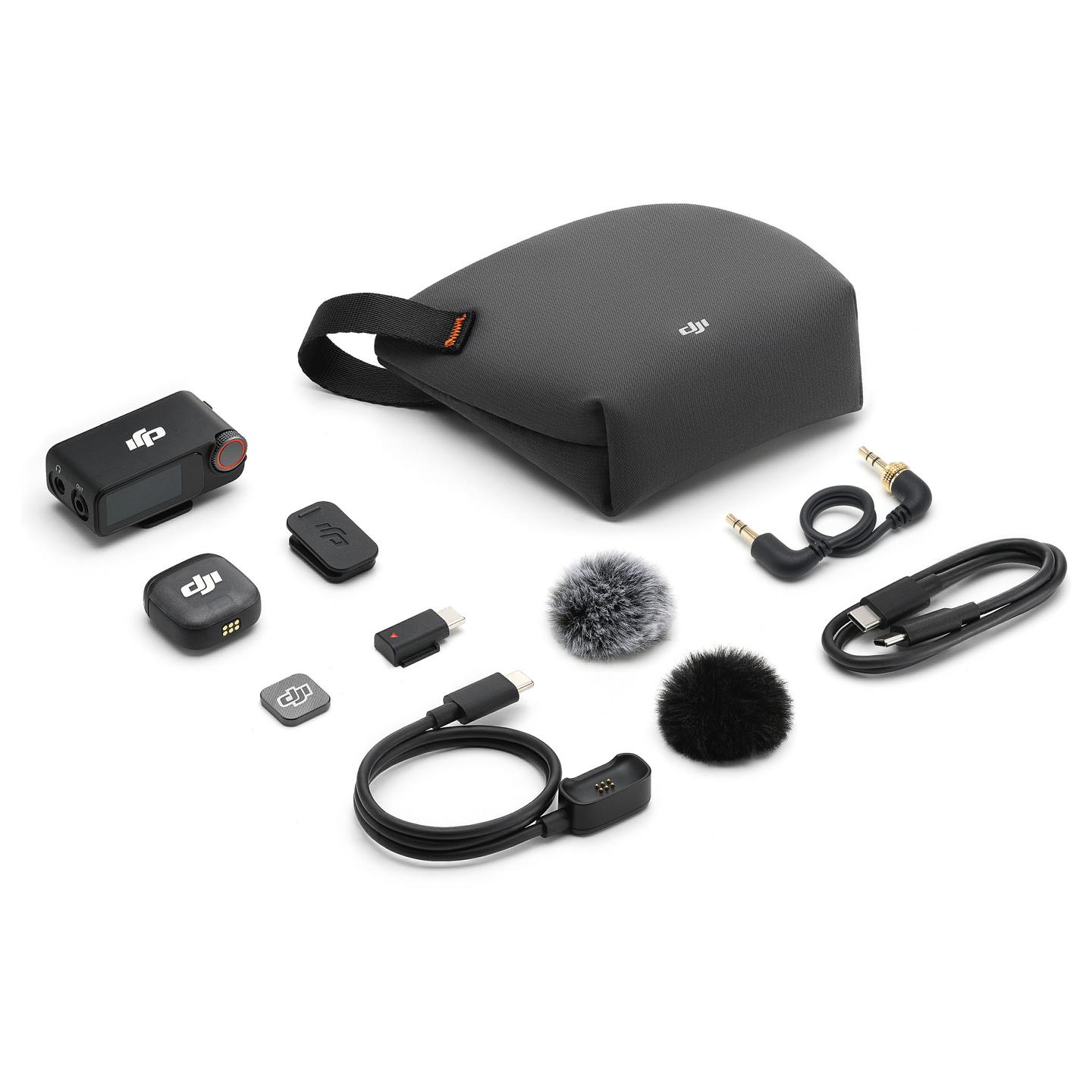 Mikrofon DJI Mic 3, 1 Transmetues, 1 Marrës - Zezë - 3