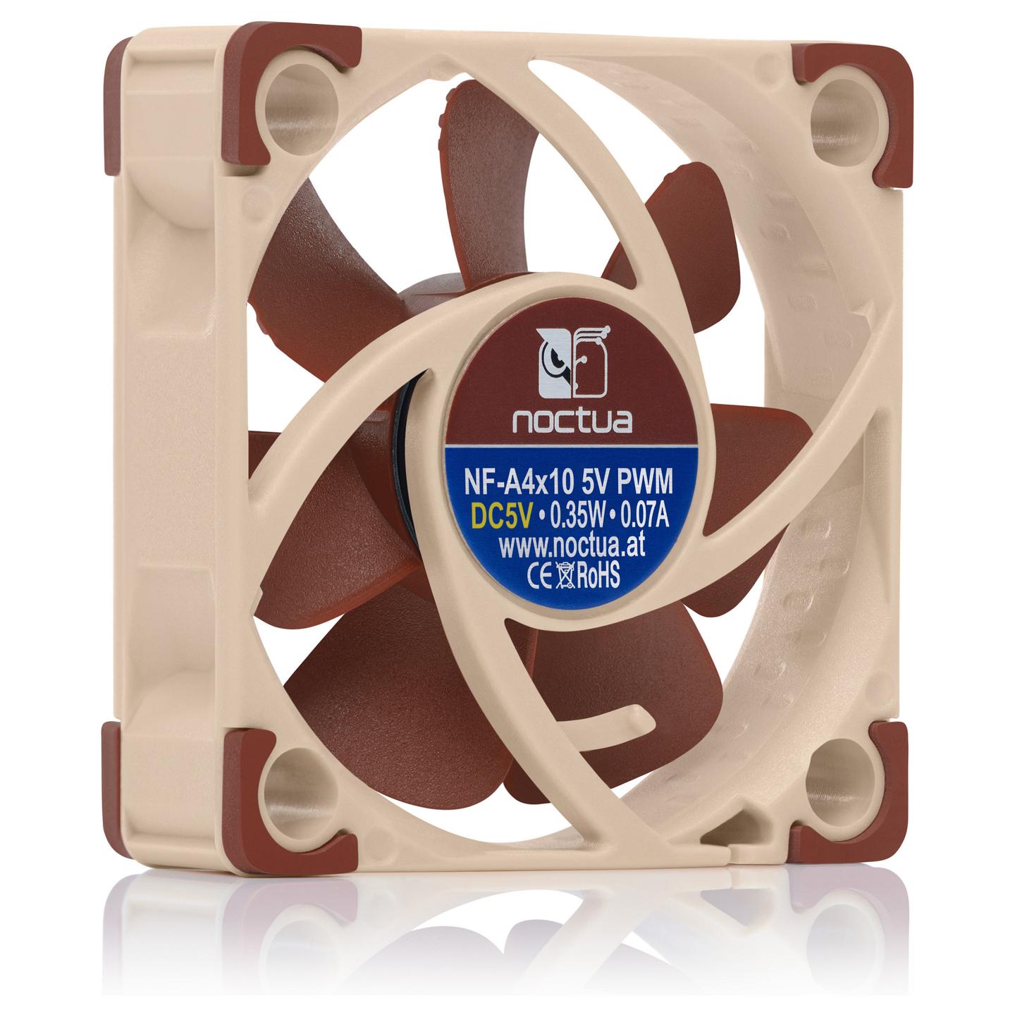 Ftohës për Kasë Noctua NF-A4x10 5V / 40mm / 1000-5000 RPM / PWM – Krem/Kafe - 2
