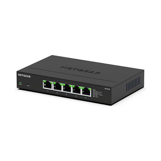 Switch NETGEAR MS305E, 5x 2.5G Ethernet RJ45, 25Gbps, Web Managed - Zezë - 1