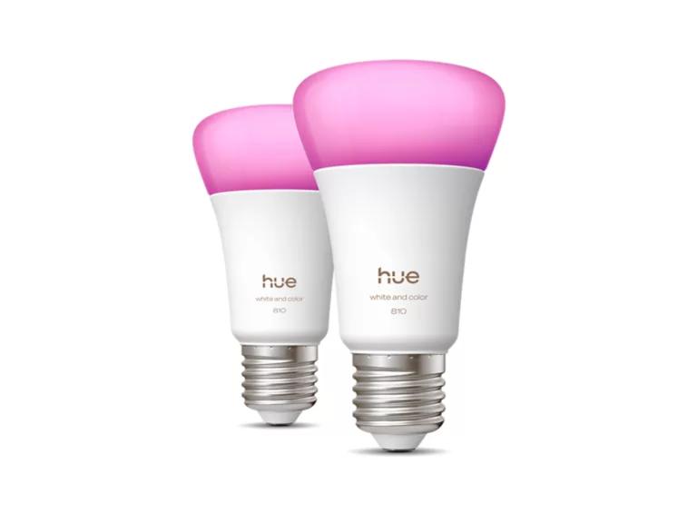 Ndriçues Philips A60, LED Inteligjent, E27, 810 lm, 2700–6500 K, Bluetooth, Zigbee, Wi-Fi – Bardhë