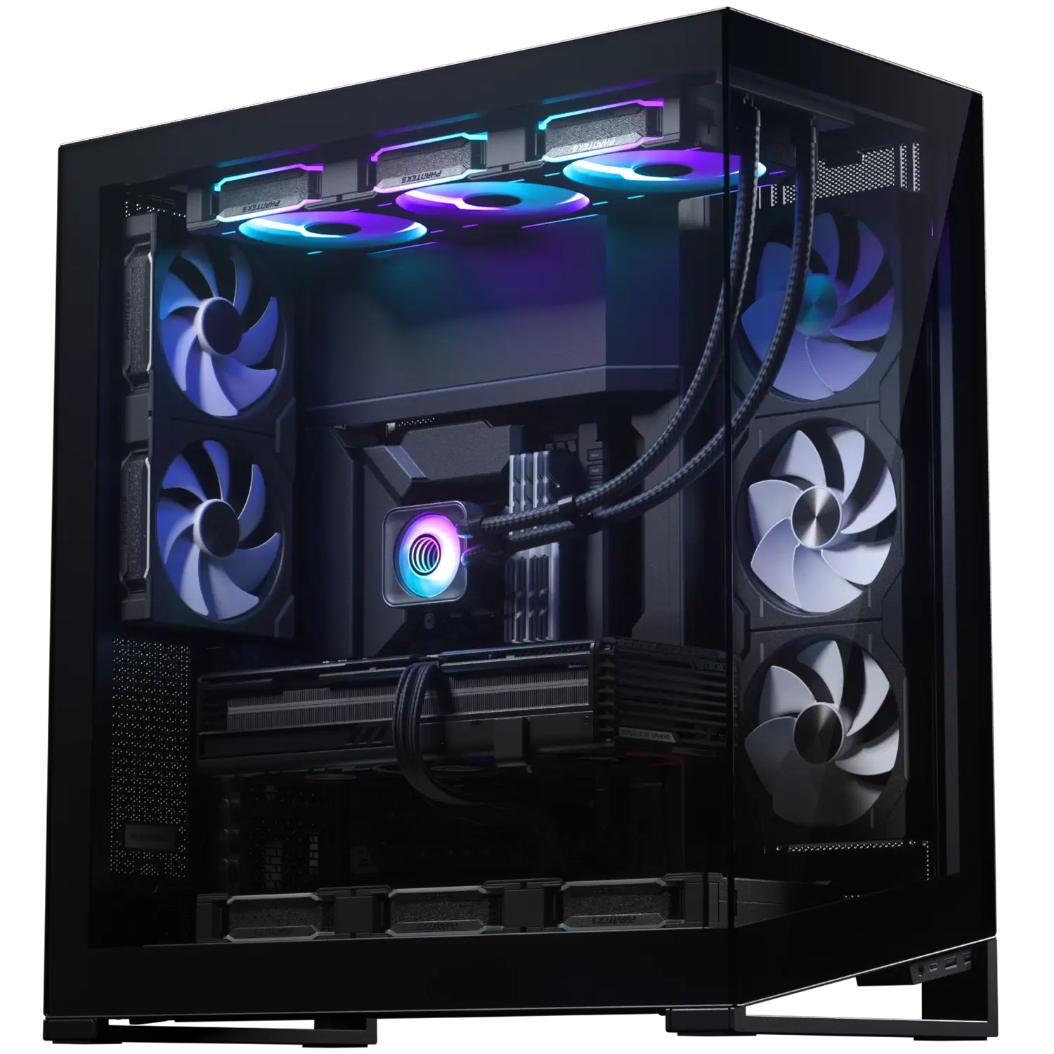 Ftohës Phanteks Glacier One 420D30 X2 DRGB / AIO / 420mm / 3x140mm D-RGB - Zezë