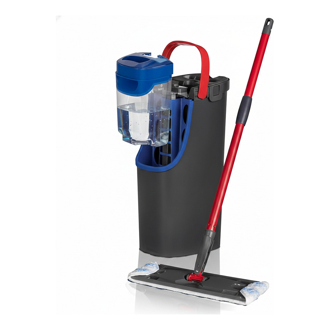 Shtupë Vileda H2PrO / Microfiber / 1200ml / Telescopic Handle 130cm / Dual-Tank System