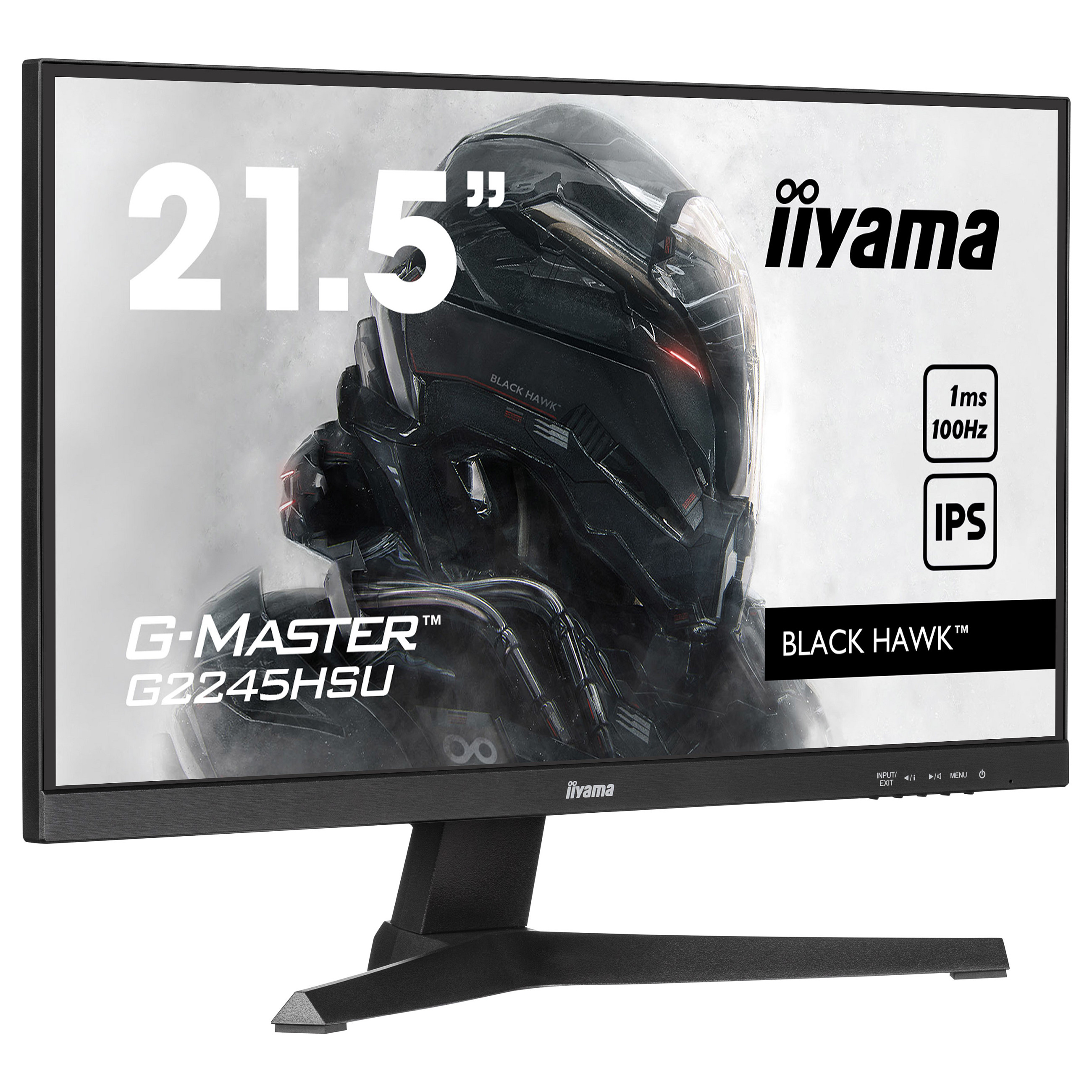 IIYAMA 54.5cm (21.5") G2245HSU-B2 16:9 HDMI+DP+2xUSB IPS - 1