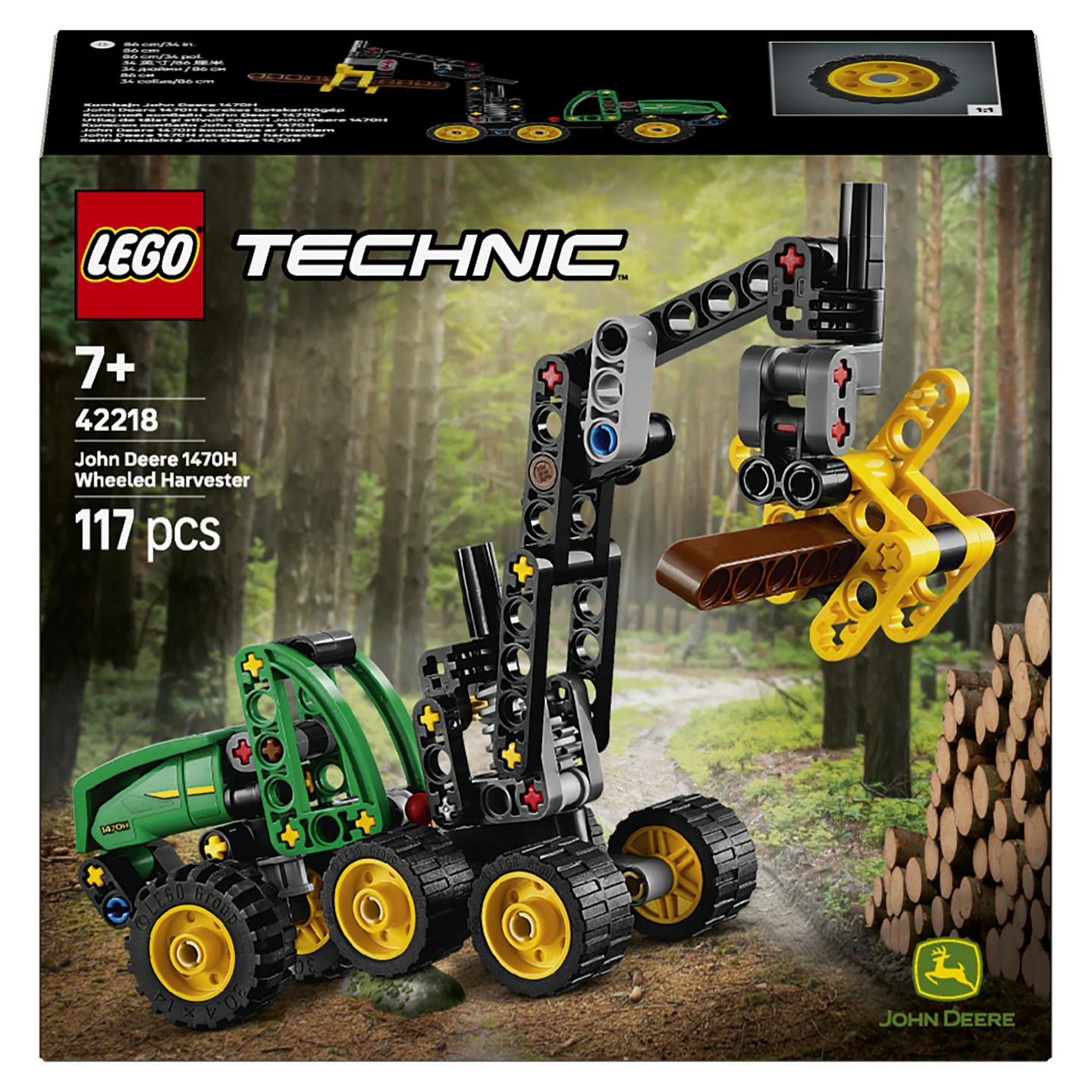 LEGO Technic John Deere 1470H Wheeled Harvester 42218 - 1