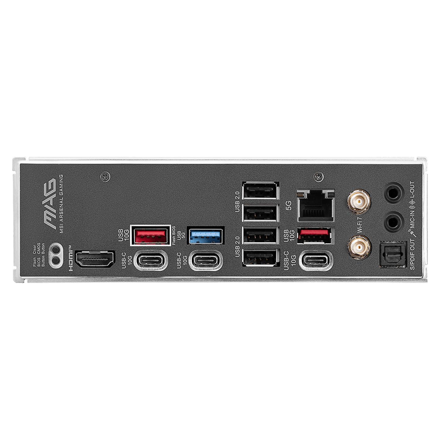 Pllakë Amë MSI MAG B850 TOMAHAWK MAX WIFI / AMD AM5 / B850 / DDR5 / ATX / Wi-Fi 7 / 5GbE LAN - 5