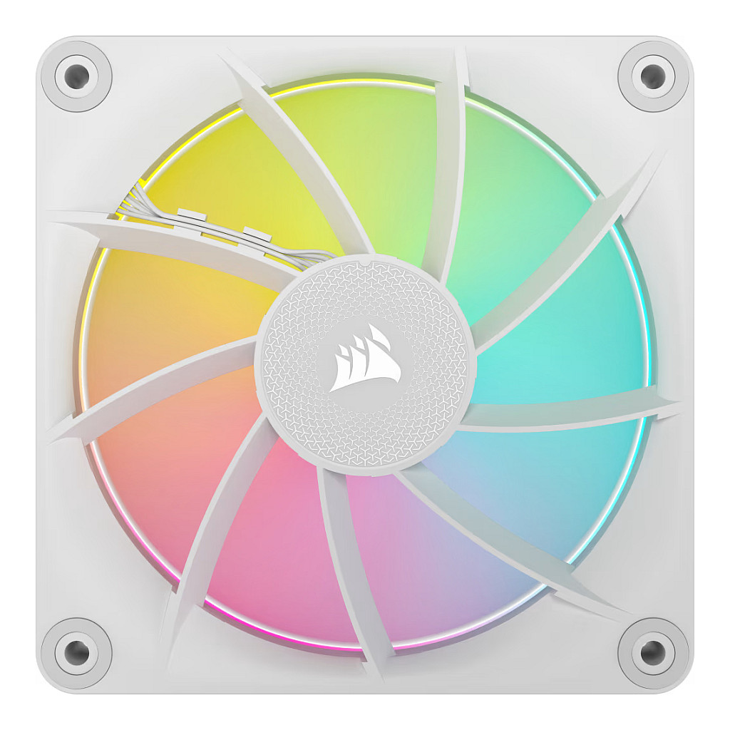 Ftohës për Kasë Corsair RS120-R / 120mm / 400-2400 RPM / ARGB / PWM – Bardhë