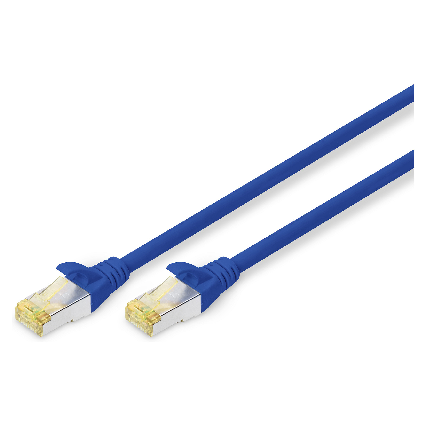 Kabllo për rrjet DIGITUS / CAT 6A / S/FTP / Patch Cable / 2m – Blu - 1