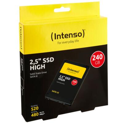 SSD e Brendshme Intenso High, 240GB, 2.5", SATA III 6Gb/s, 520MB/s Read, 480MB/s Write - 2