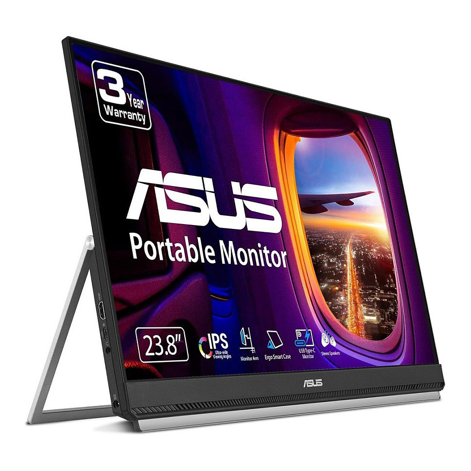 Monitor ASUS ZenScreen MB249C / 23.8″ / Full HD IPS LED / 75Hz / 5ms / USB + USB-C + HDMI - Zezë - 1