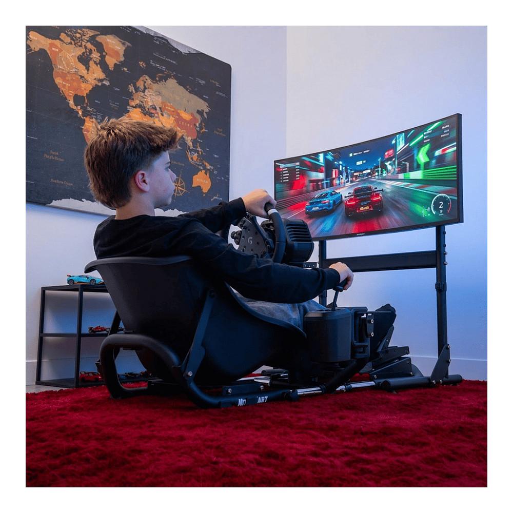 Mbajtëse për Monitor OPLITE Nitrokart Monitor Stand Black V2 / deri 57" / deri 30kg / VESA 75x75–400x200 - Zezë - 6