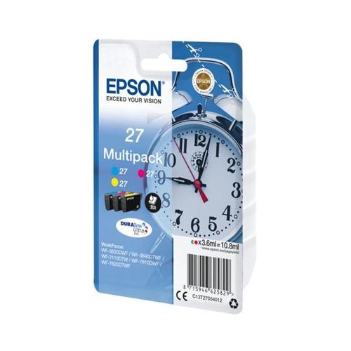 INK Epson 27 / C13T27054012 / 3 x 3.6ml / 300 faqe – Shumëngjyrësh - 2