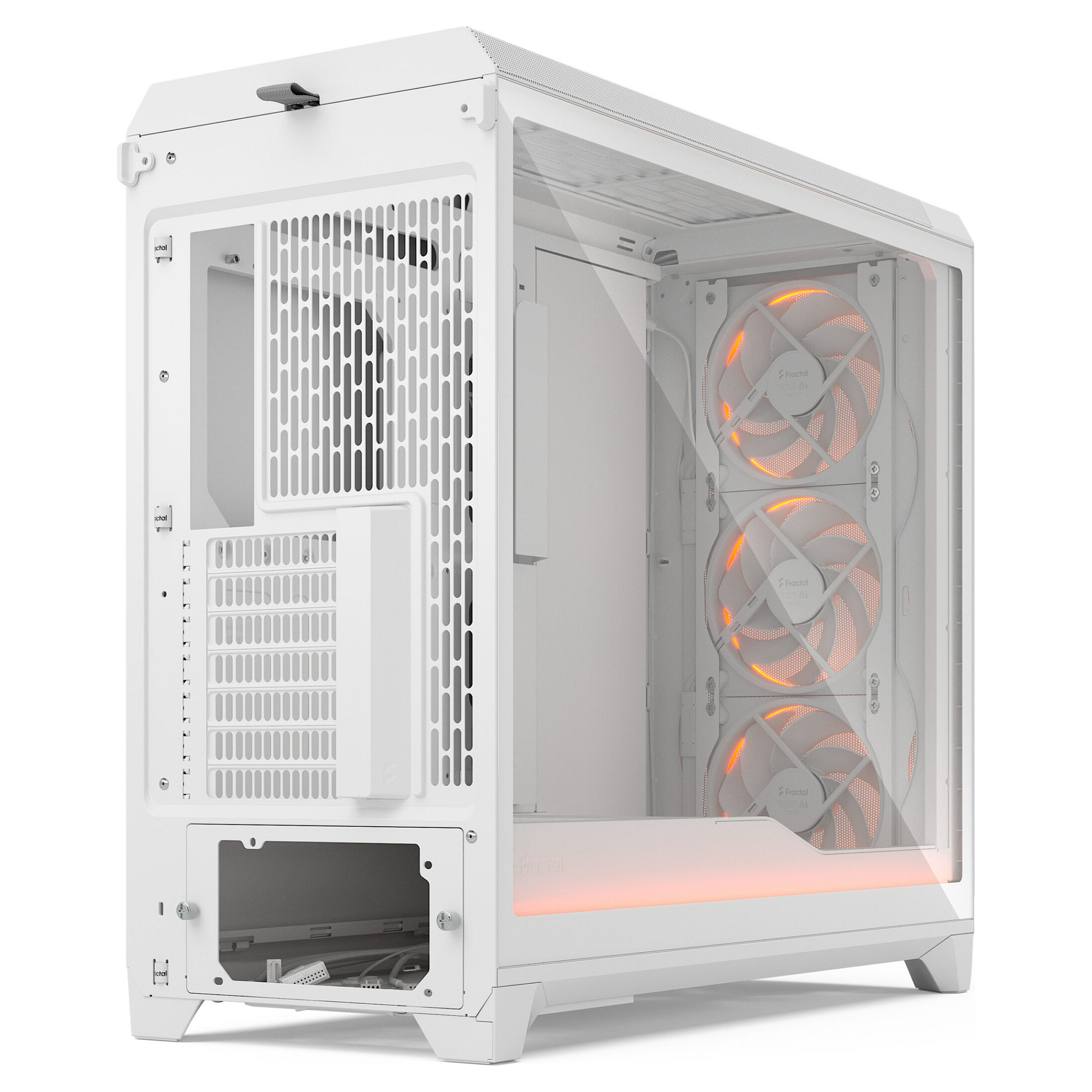 Kasë PC Fractal Design Meshify 3 XL Ambience Pro RGB / EATX / ATX / 3x 140mm RGB Fan / Tempered Glass - Bardhë - 11