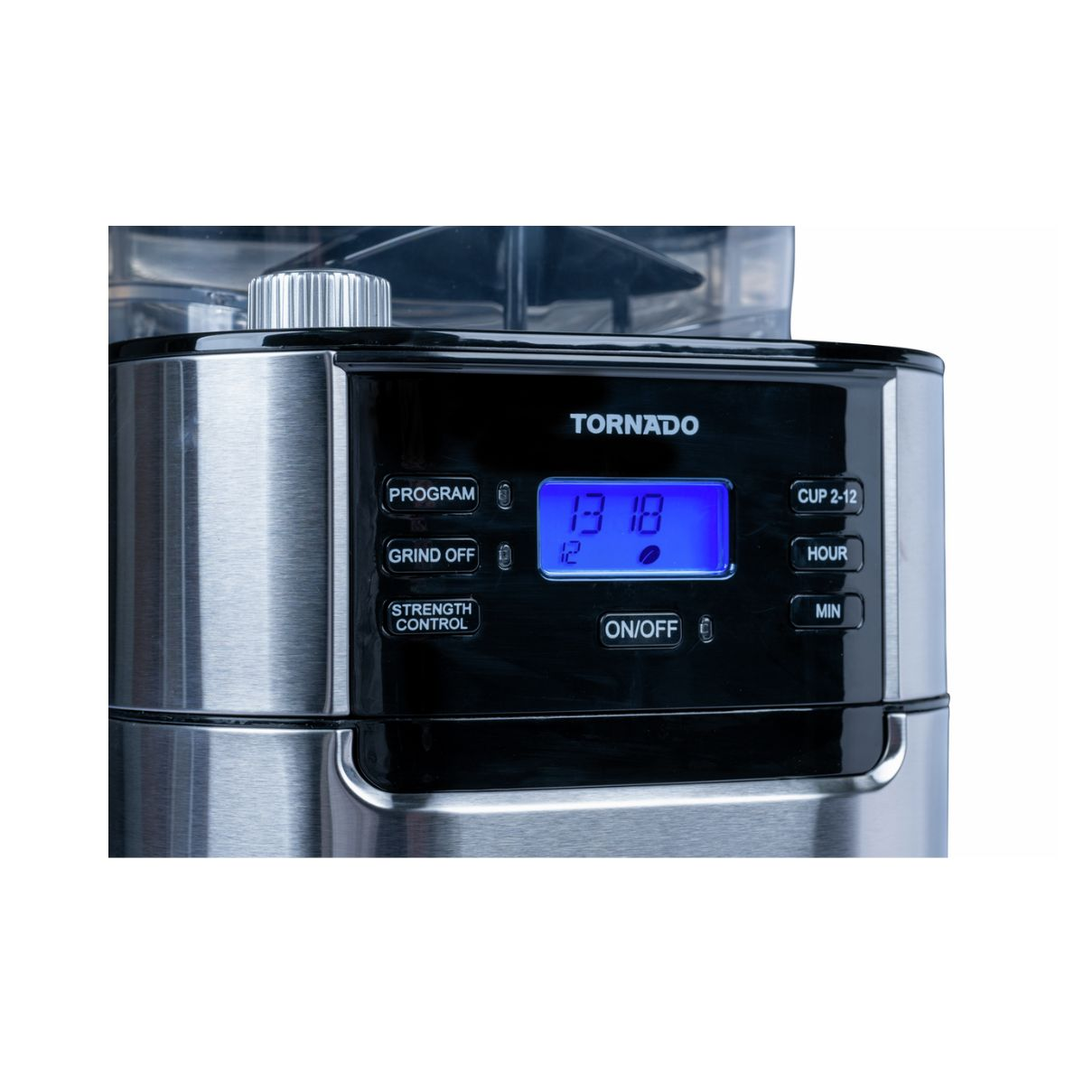 Aparat për Kafe Drip Tornado TCM1025A-GS – Zezë - 2