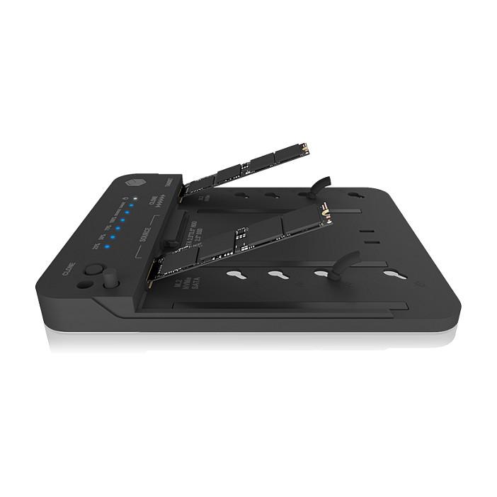 Docking Station ICY BOX IB-2913MCL-C31 / M.2 NVMe / SATA HDD/SSD 2.5"/3.5" / USB 3.2 Gen 2 / 10Gb/s / Klonim – Zezë - 7