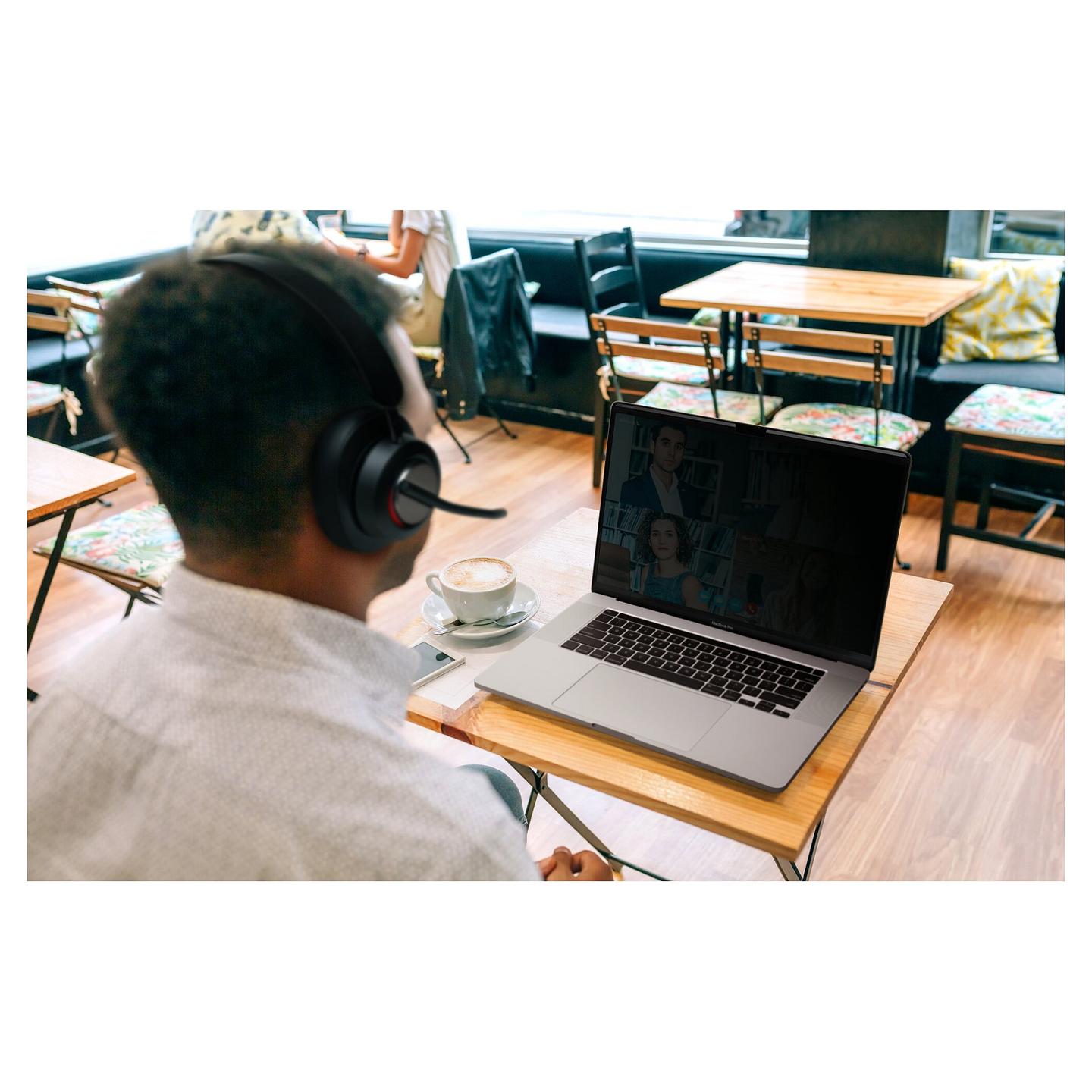 Kufje pa kabllo Kensington H3000 / Bluetooth 5.2 / Over-Ear / 40mm / Mikrofon / Noise Cancelling - Zezë - 40