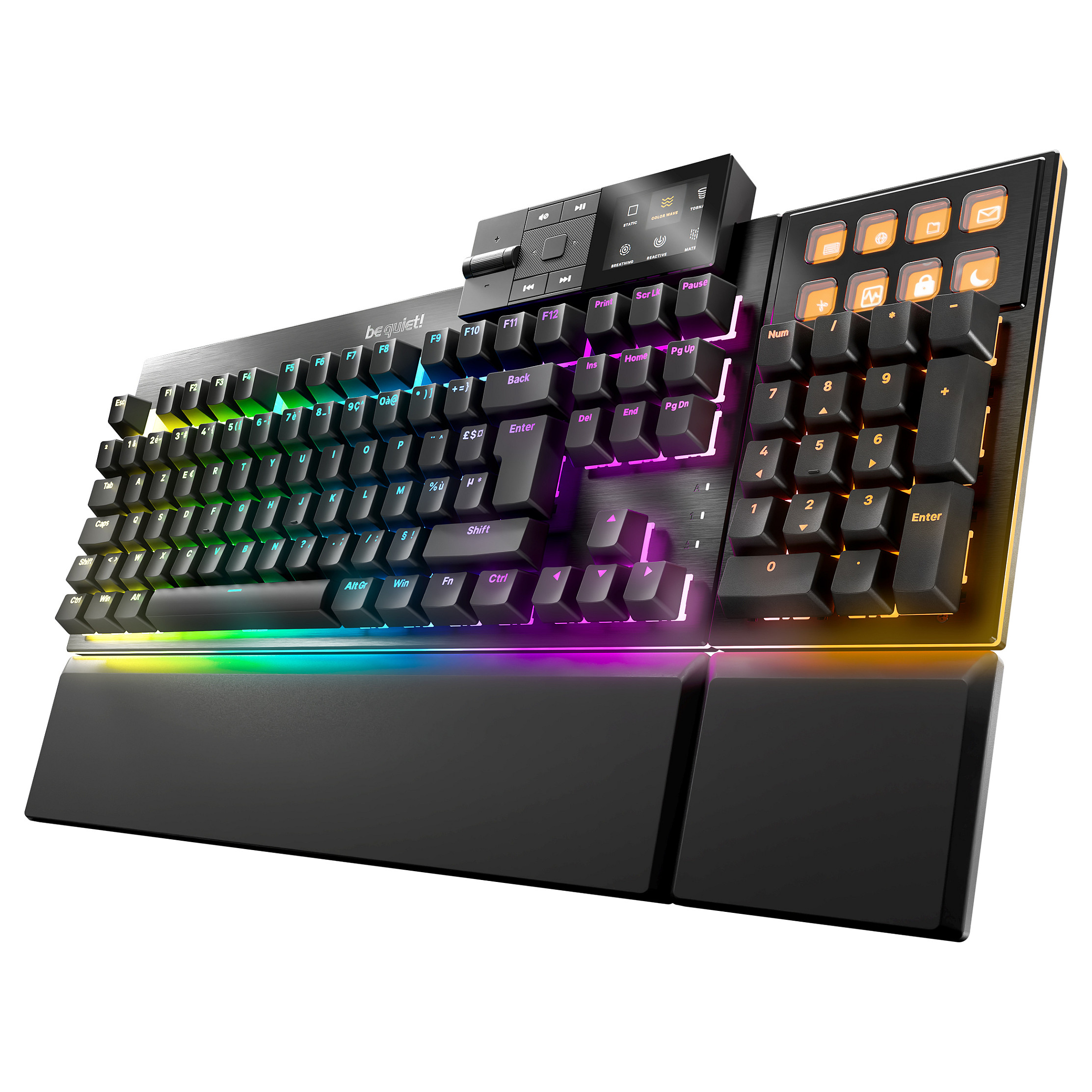 Tastierë Gaming be quiet! Dark Mount Silent Linear USB / Wired / AZERTY / French Language – Zezë - 1
