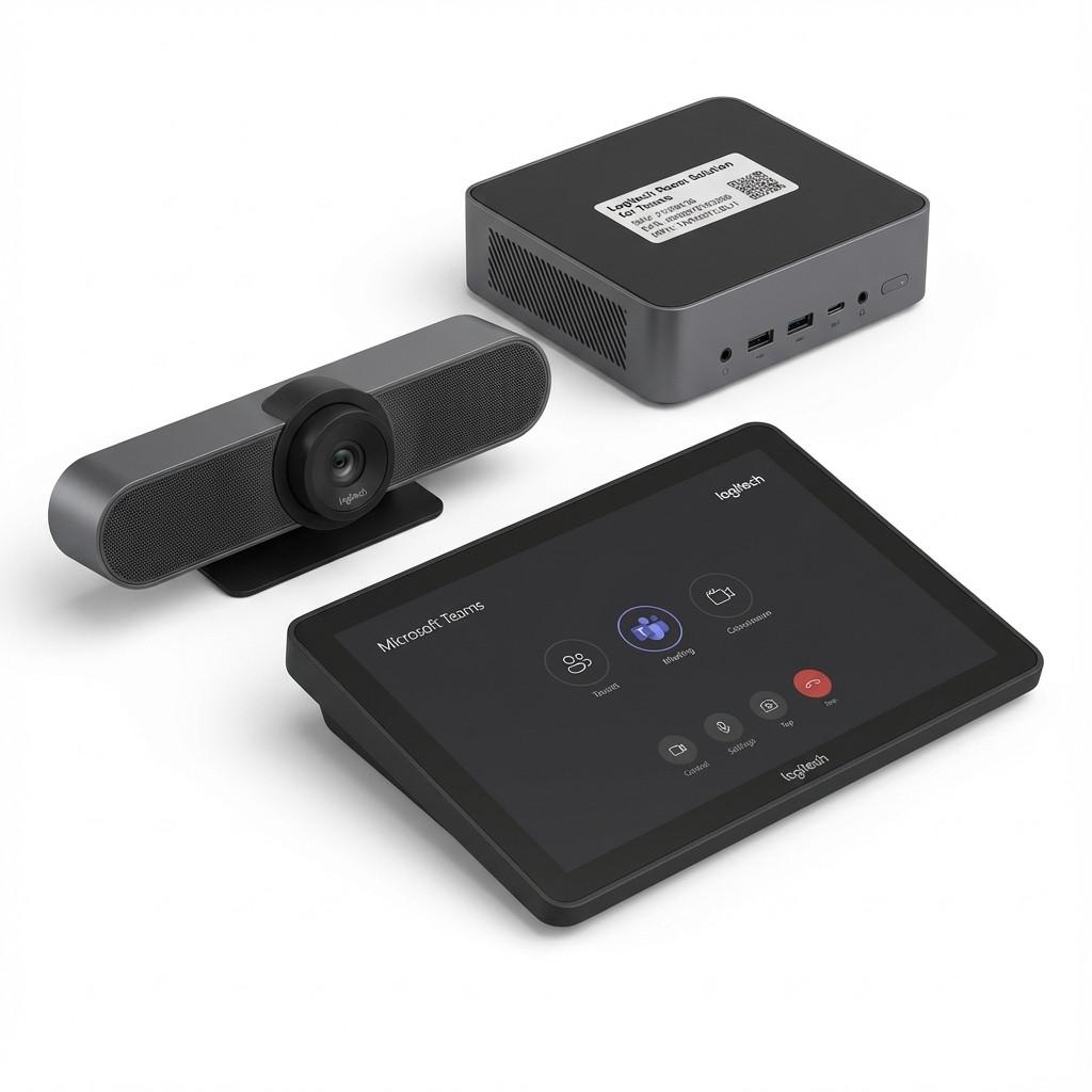 Aksesorë për Konferencë Logitech TAPMST/LBL/1 / Room Solution for Teams / Label - Zezë