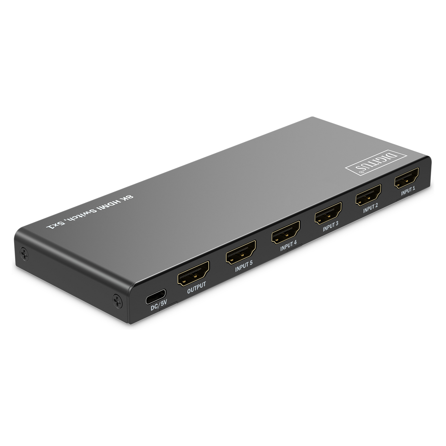 Switch DIGITUS HDMI 5x1 / 8K/60Hz / HDR / HDCP 2.3 - 3
