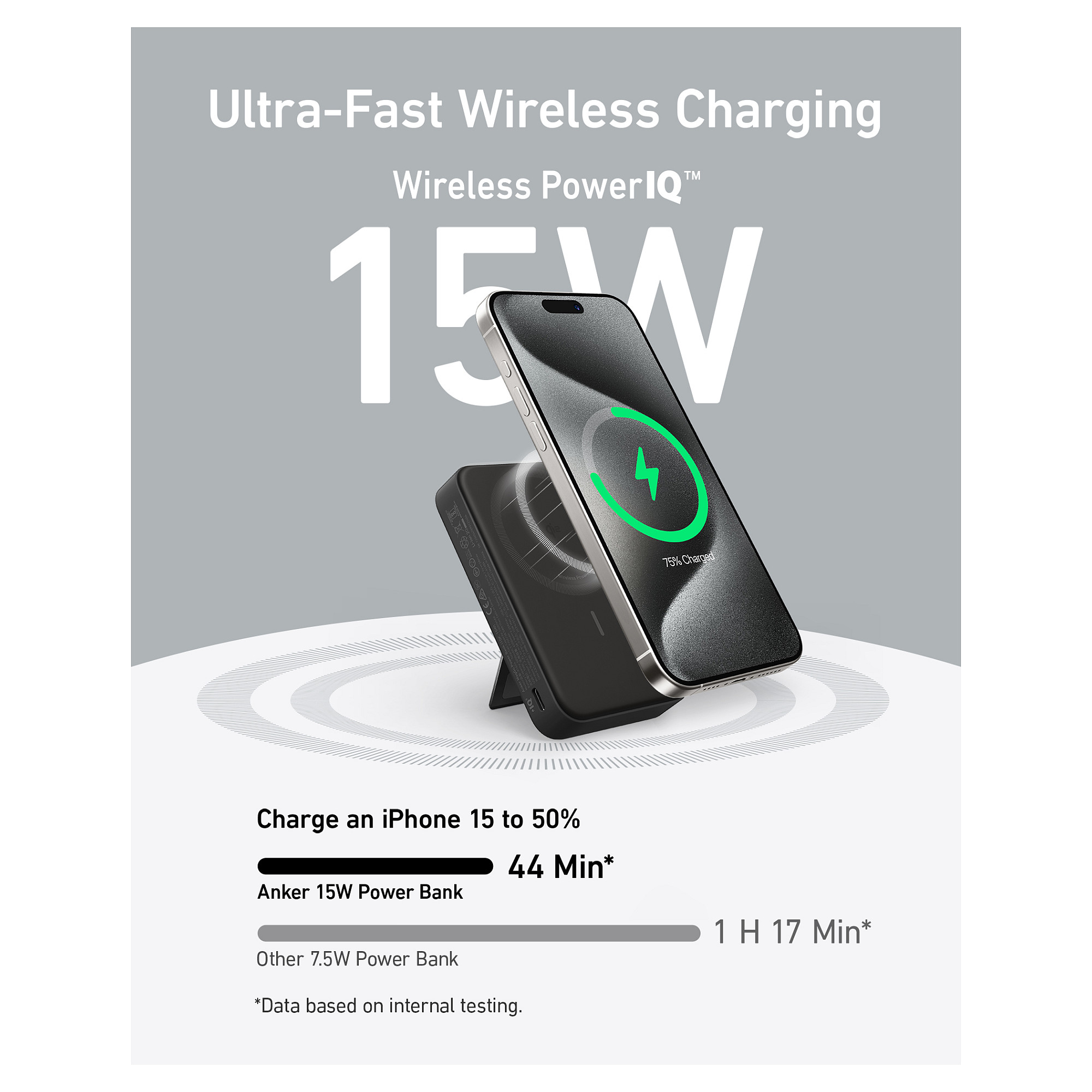 Powerbank Anker 633 MagGo Wireless Magnetic 10.000mAh / 15W – Zezë - 7
