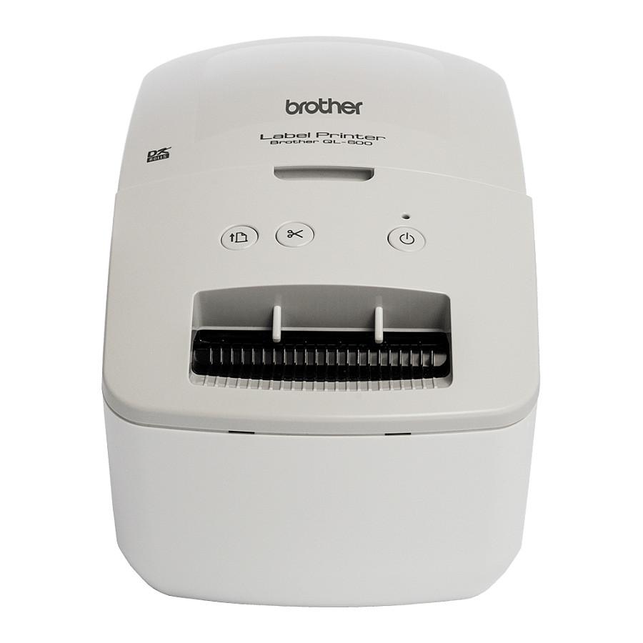 Printer Label Brother QL-600G, Direct Thermal, 300x300DPI, 71mm/s, USB - Hiri/Bardhë