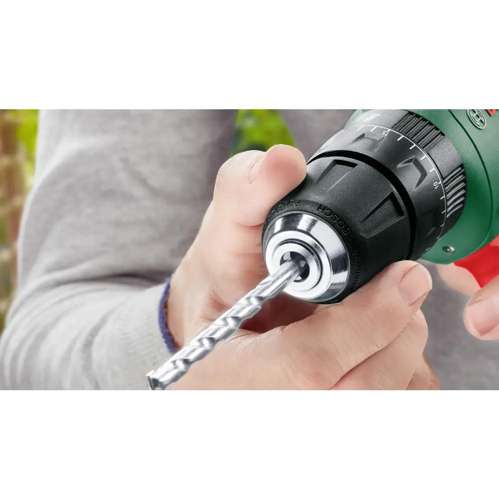 Shpuese me Goditje me Bateri Bosch EasyImpact 18V-40, 18V, 40Nm, 13mm, 2x1.5Ah, Set Aksesorësh 241 Pjesë, SystemBox - Gjelbër/Zezë - 3