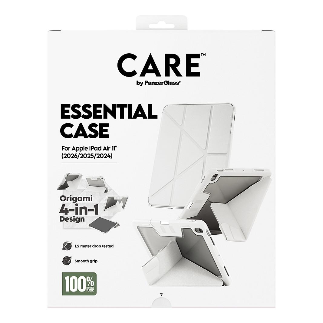 PanzerGlass CARE™ by ®™ by Essential Case Light Grey Case për Tablet PanzerGlass CARE Essential, iPad Air 11", 2024-2026, TPU, Origami, Apple Pencil Holder, Magnetic Lock - Gri e çelëtiPad Air 11" (2024-2026) mobile phone case - 7